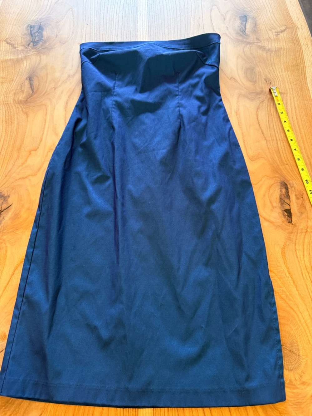 Strapless Y2K Irridecent (Blue, Violet, Metalicish) Midi Dress-STUNNING